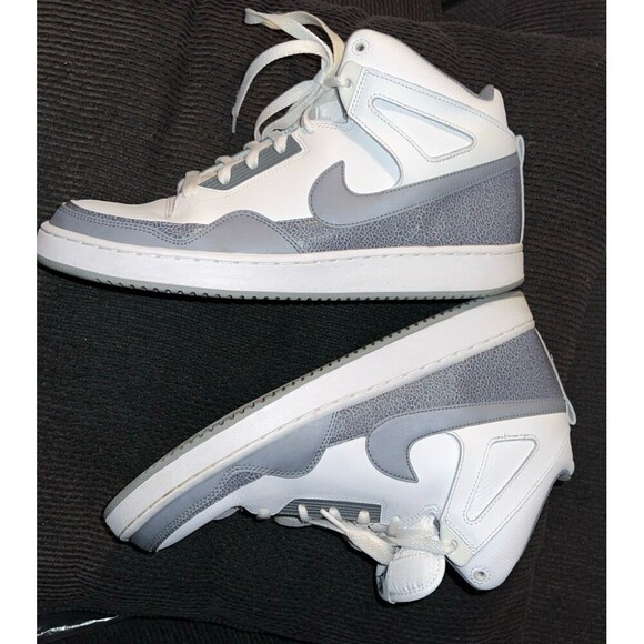 Nike Alphaballer Mid Bulls Sneakers Mens Size 10 Grey, White 487858-102 main image 5